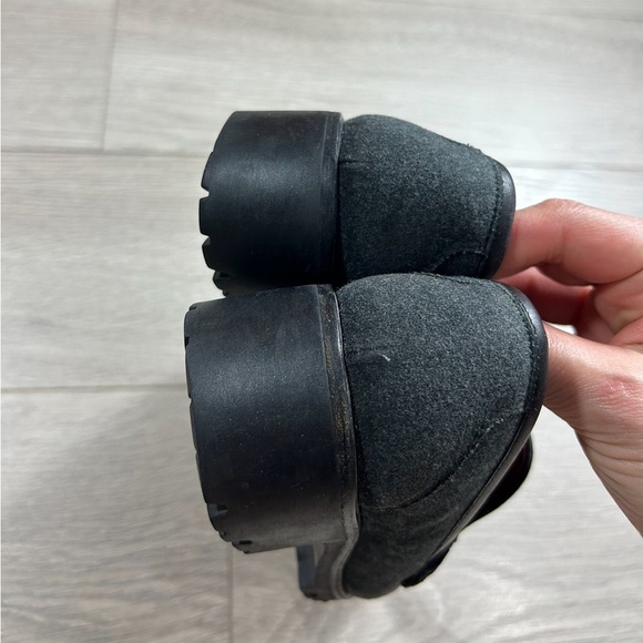 Salvatore Ferragamo Sport Horsebit logo Gray Fabric Loafers Preppy - Picture 7 of 16